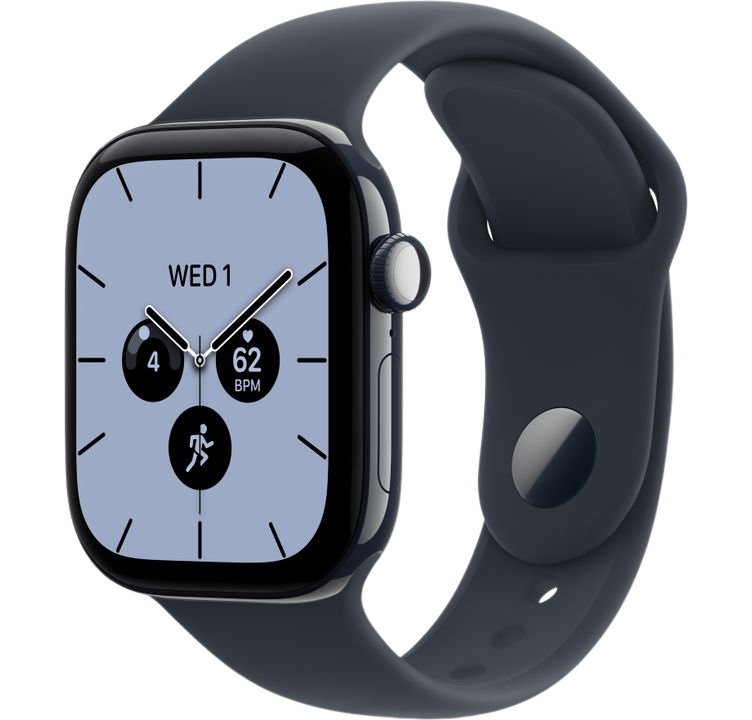 Часы Apple Watch Series 12 46mm Night Blue Ceramic Case GPS Sport Band Navy Blue S/M