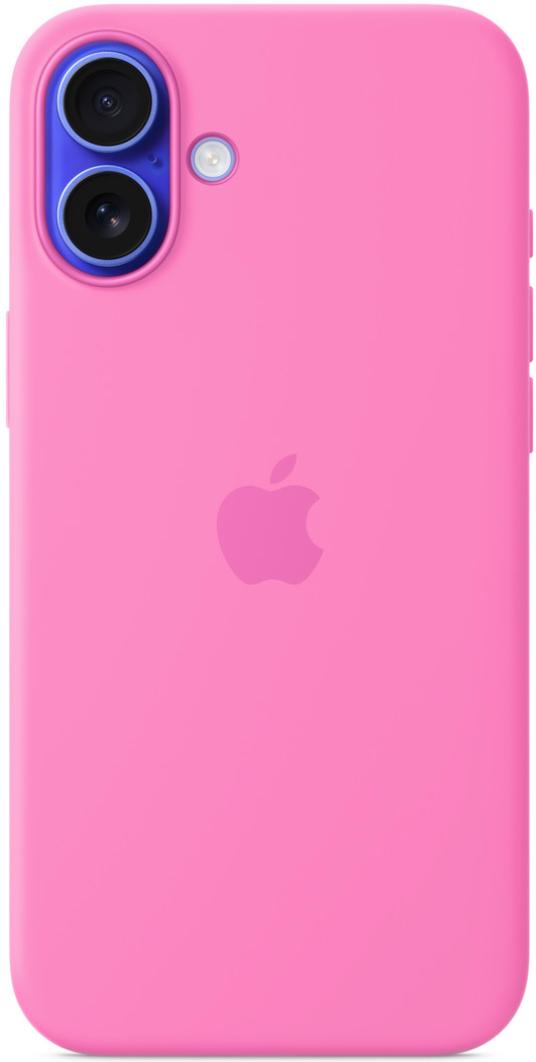 Чехол для iPhone 16 Plus Silicone Case with MagSafe Peony