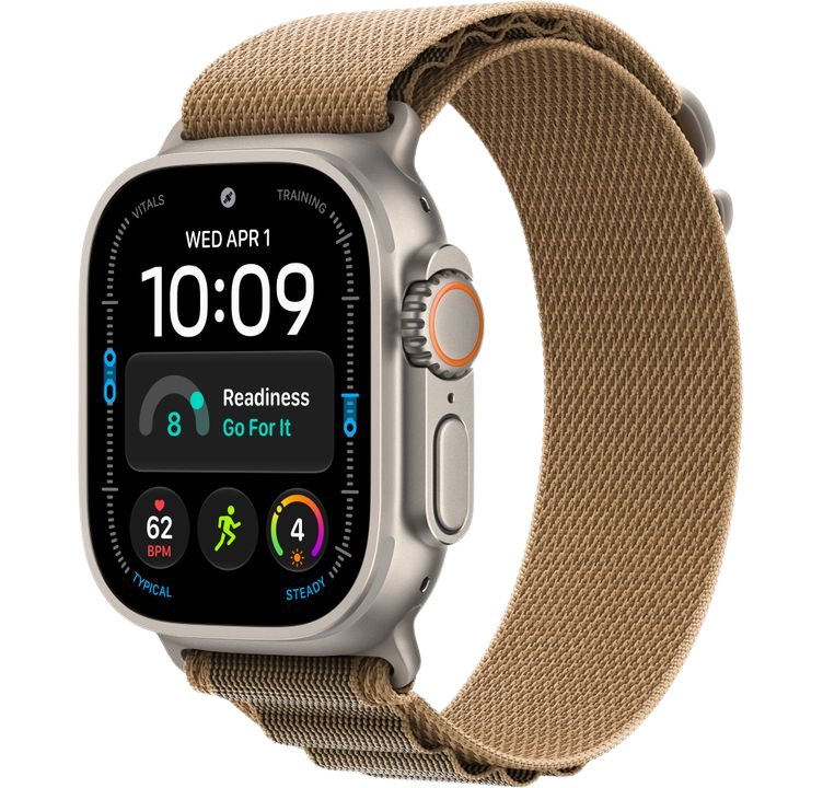 Часы Apple Watch Ultra 4 49mm Natural Titanium Case Alpine Loop Desert S