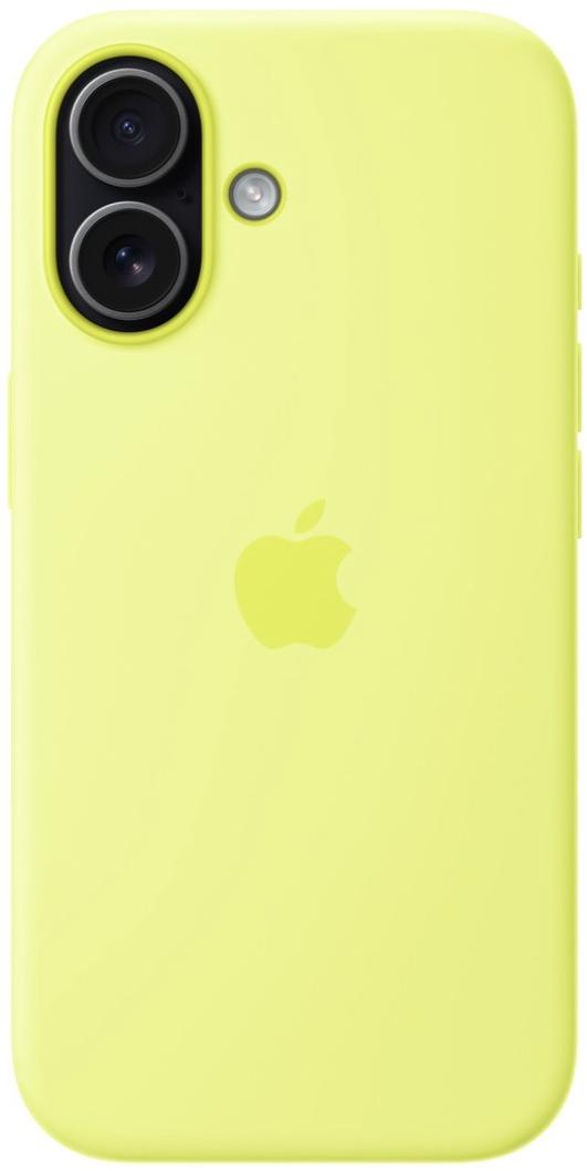 Чехол для iPhone 17 Silicone Case with MagSafe Neon Yellow