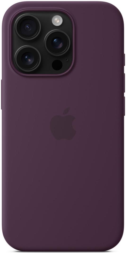 Чехол для iPhone 16 Pro Max Silicone Case with MagSafe Plum