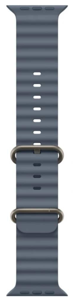 Часы Apple Watch Ultra 3 2025 49mm Natural Titanium Case Ocean Band Anchor Blue