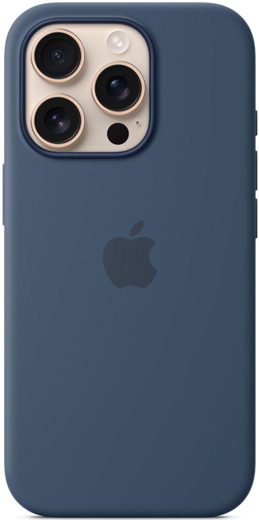 Чехол для iPhone 16 Pro Silicone Case with MagSafe Denim