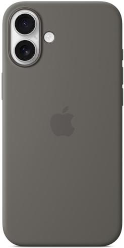 Чехол для iPhone 16 Plus Silicone Case with MagSafe Stone Gray