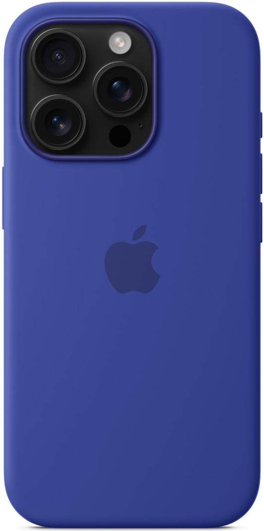 Чехол для iPhone 16 Pro Max Silicone Case with MagSafe Ultramarine
