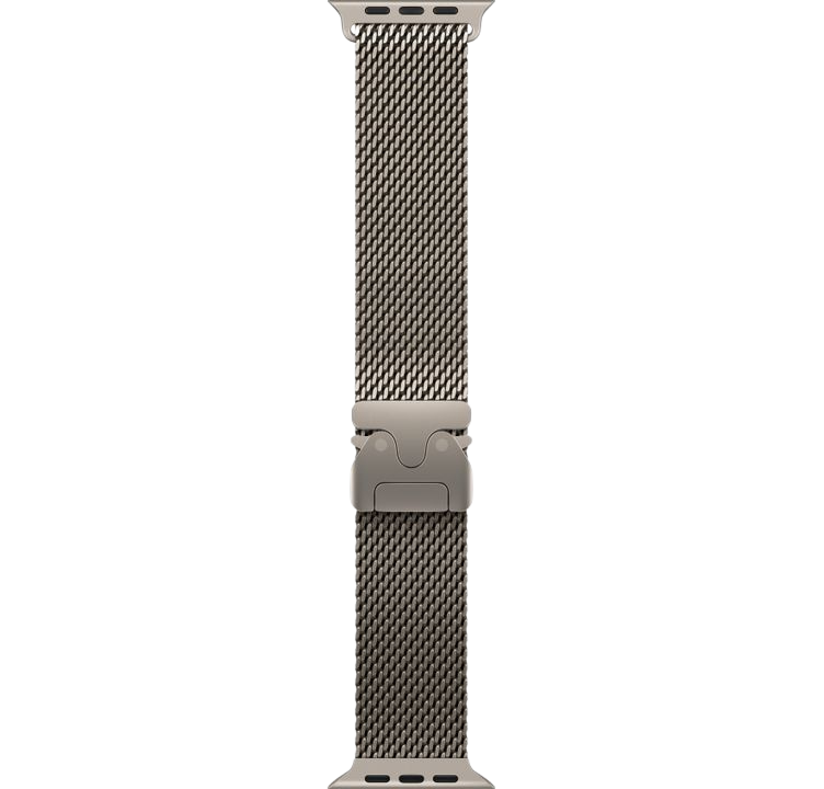 Часы Apple Watch Ultra 4 49mm Natural Titanium Case Milanese Loop Natural M