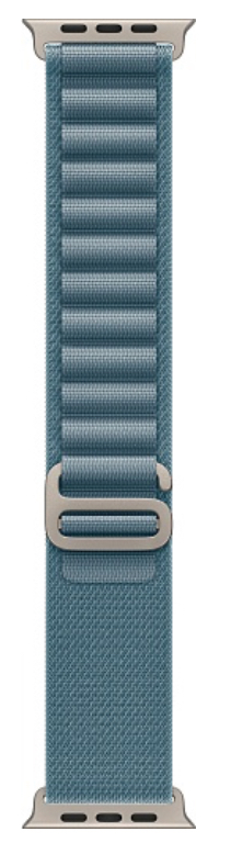 Часы Apple Watch Ultra 3 2025 49mm Natural Titanium Case Alpine Loop Light Blue S