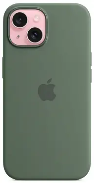 Чехол для iPhone 15 Silicone Case with MagSafe Cypress
