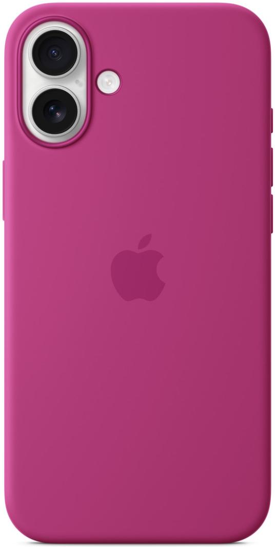 Чехол для iPhone 16 Plus Silicone Case with MagSafe Fuchsia