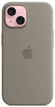 Чехол для iPhone 15 Silicone Case with MagSafe Clay