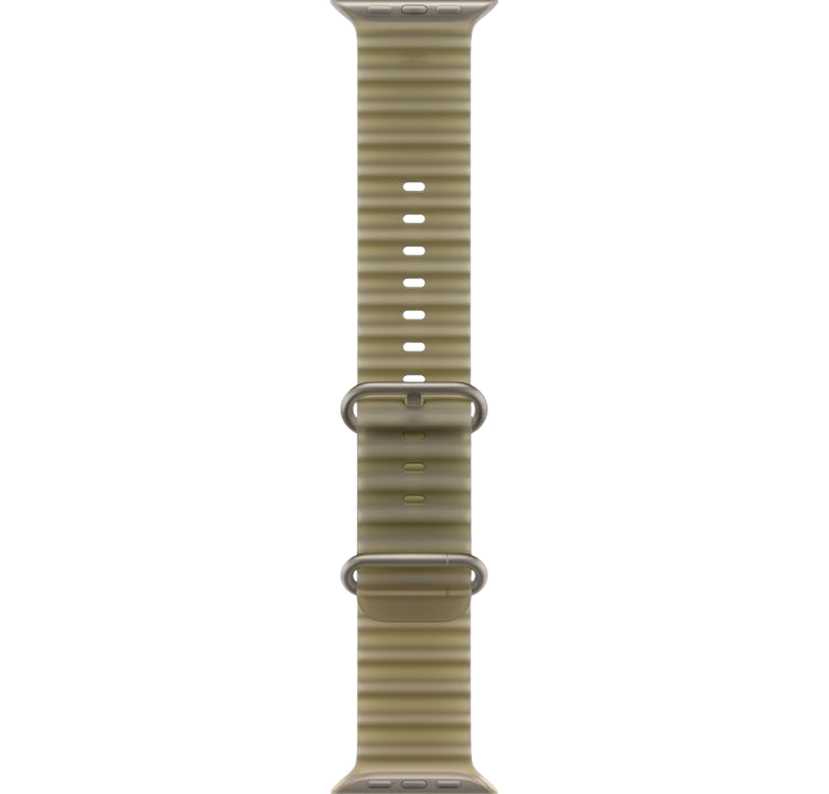 Часы Apple Watch Ultra 4 49mm Natural Titanium Case Ocean Band Translucent Kelp