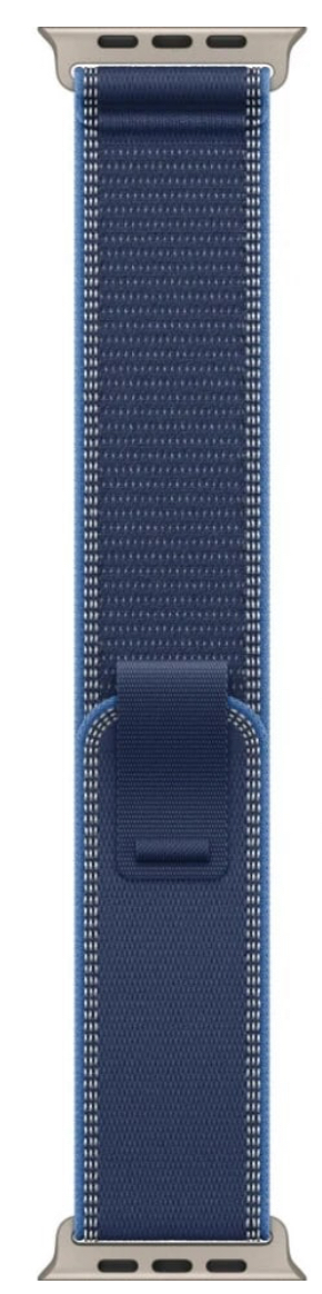 Часы Apple Watch Ultra 3 2025 49mm Natural Titanium Case Trail Loop Blue/Bright Blue M/L