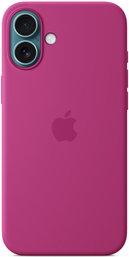 Чехол для iPhone 16 Plus Silicone Case with MagSafe Fuchsia