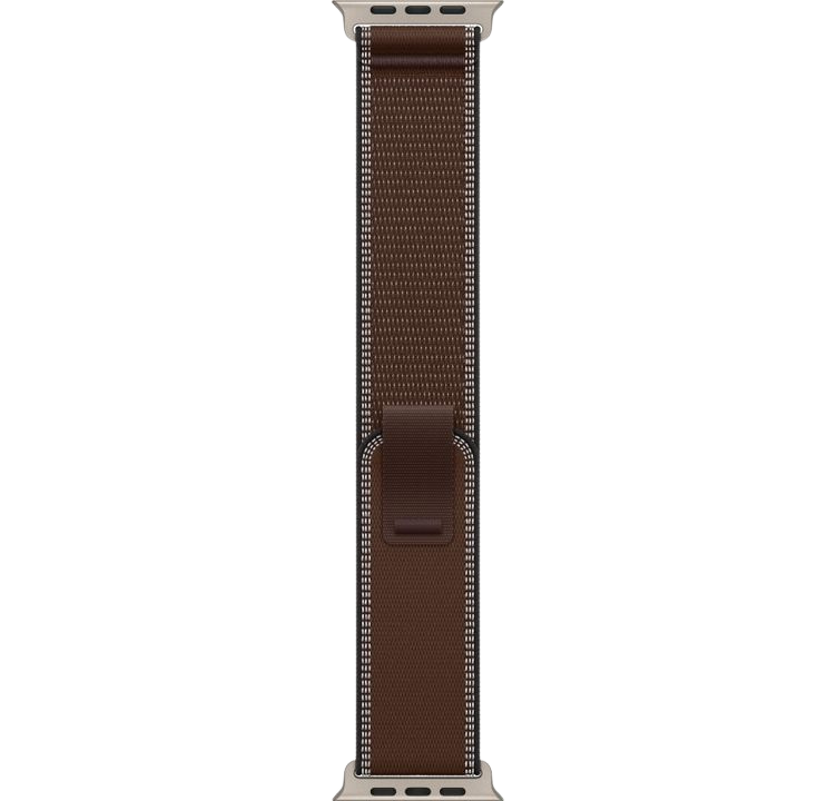 Часы Apple Watch Ultra 4 49mm Natural Titanium Case Trail Loop Dark Umber S/M