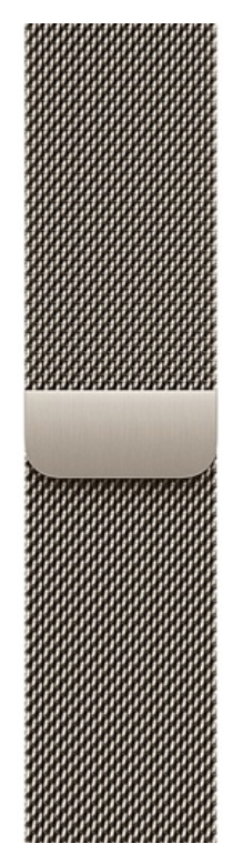 Часы Apple Watch 11 42mm Nanural Titanium Case Natural Milanese Loop