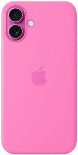 Чехол для iPhone 16 Plus Silicone Case with MagSafe Peony