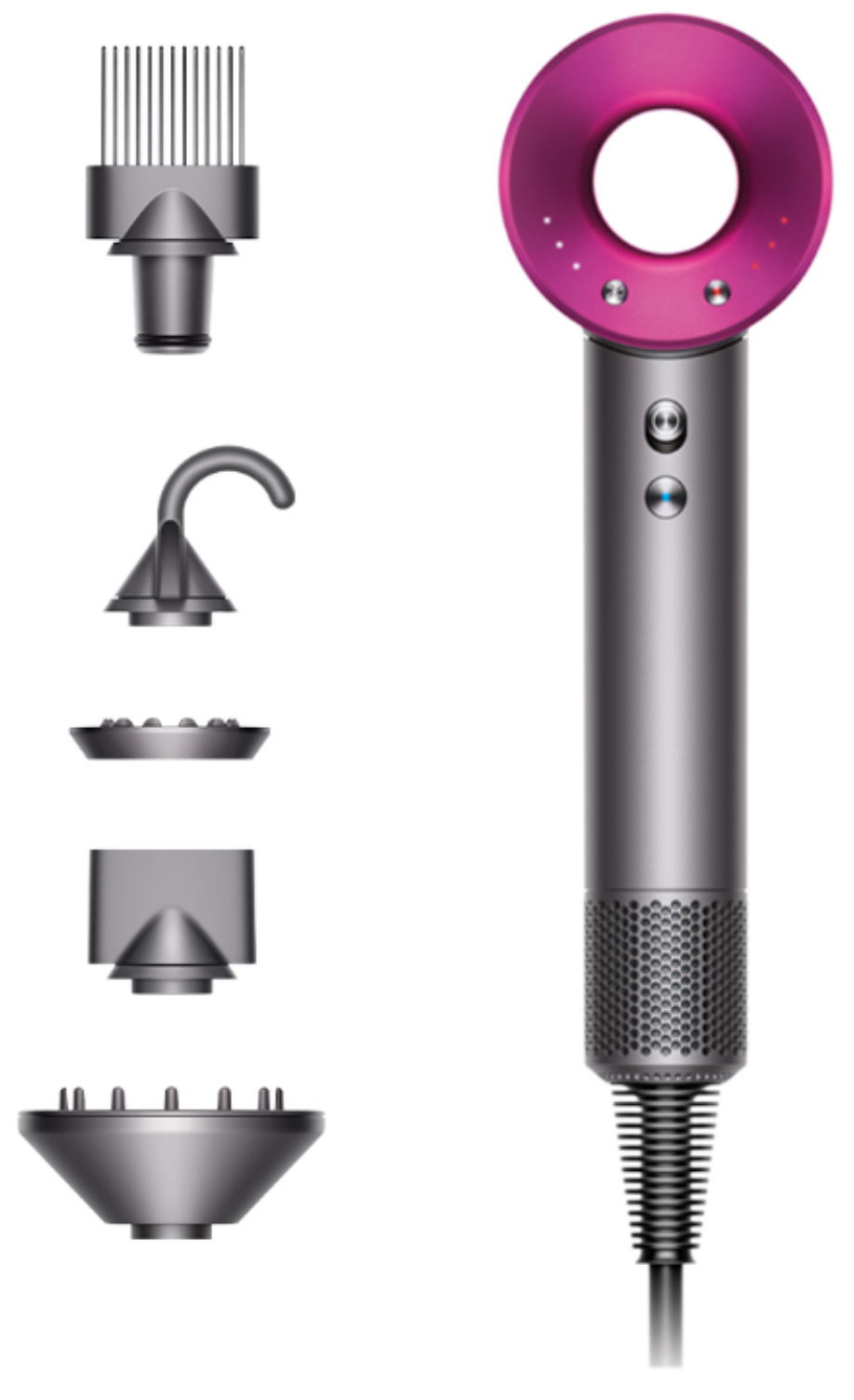 Фен Dyson Supersonic HD07 Nickel Fuchsia (EU)