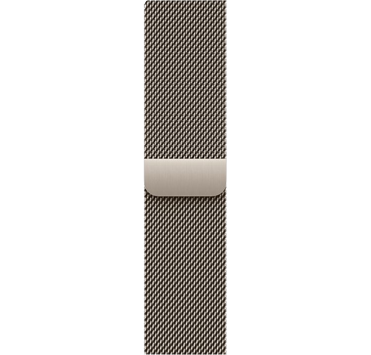 Часы Apple Watch Series 12 46mm Natural Titanium Case GPS Milanese Loop Natural S/M