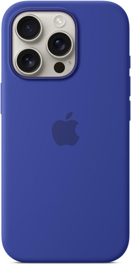 Чехол для iPhone 16 Pro Max Silicone Case with MagSafe Ultramarine