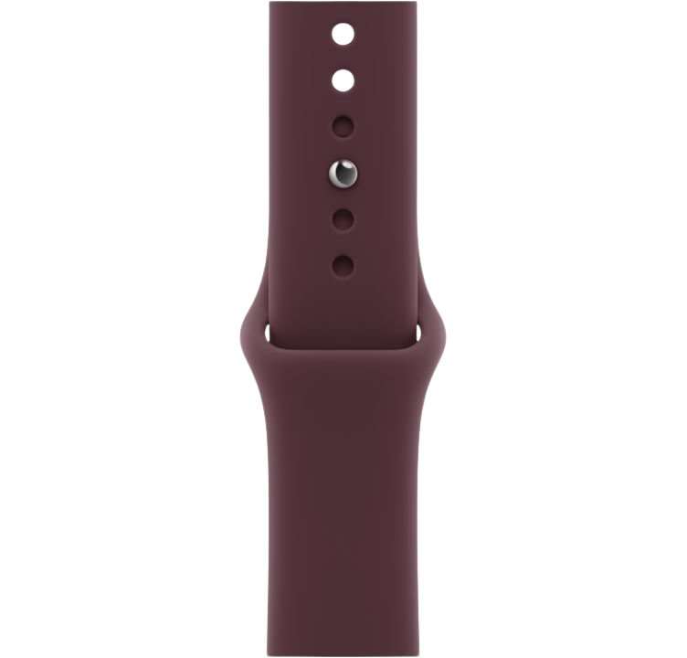 Часы Apple Watch Series 12 42mm Radiant Gold Titanium Case GPS Sport Band Burgundy M/L