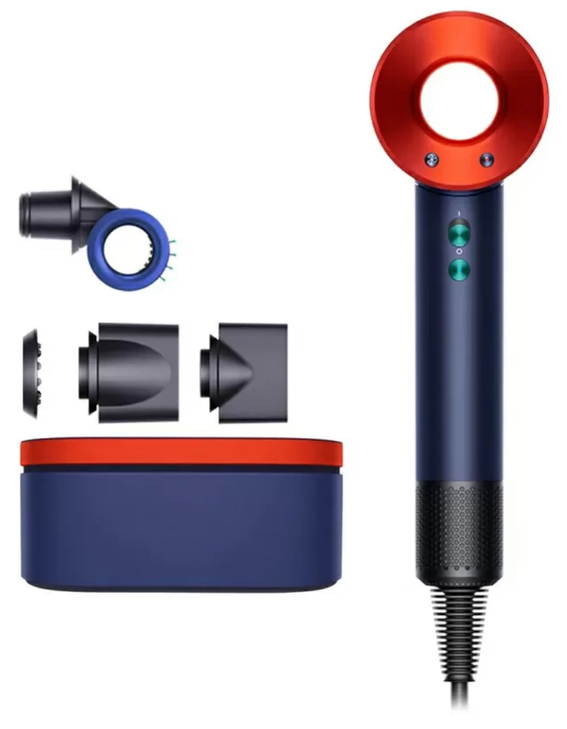 Фен Dyson Supersonic HD15 Blue Topaz Orange Gift Edition