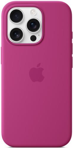 Чехол для iPhone 16 Pro Max Silicone Case with MagSafe Fuchsia
