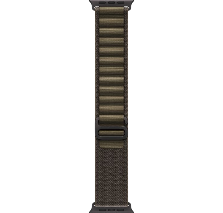 Часы Apple Watch Ultra 4 49mm Black Titanium Case Alpine Loop Dark Olive M