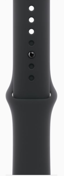 Часы Apple Watch 11 42mm Slate Titanium Case Sport Band Black S/M