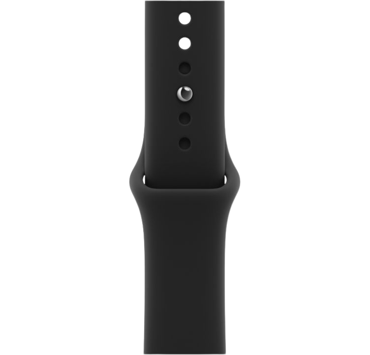 Часы Apple Watch Series 12 46mm Black Aluminum Case GPS Sport Band Black S/M