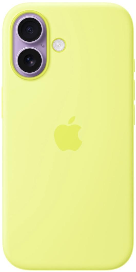 Чехол для iPhone 17 Silicone Case with MagSafe Neon Yellow