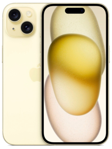 Смартфон Apple iPhone 15 128GB nano-Sim Yellow
