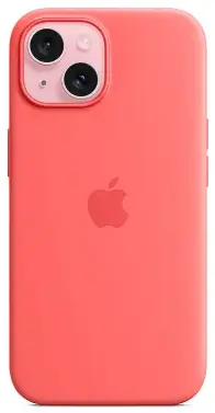 Чехол для iPhone 15 Silicone Case with MagSafe Guava