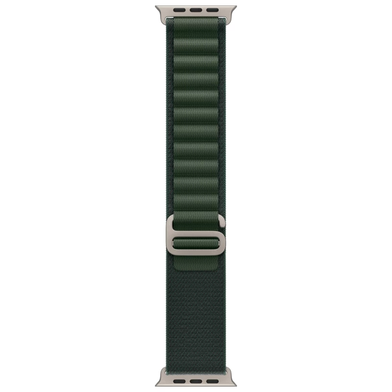 Часы Apple watch Ultra 2 2024 49mm Natural Titanium Case Alpine Loop Dark Green M