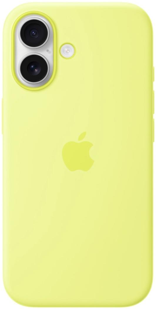 Чехол для iPhone 17 Silicone Case with MagSafe Neon Yellow