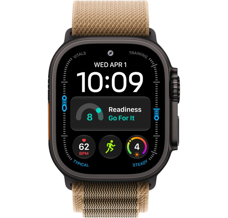 Часы Apple Watch Ultra 4 49mm Black Titanium Case Alpine Loop Desert M