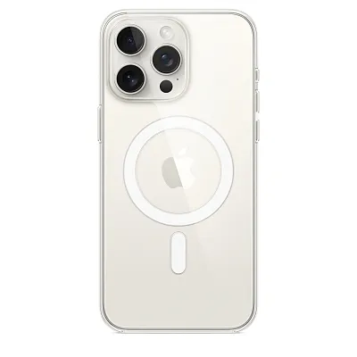 Чехол для iPhone 15 Pro Max Clear Case with MagSafe