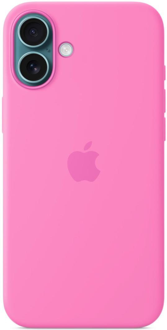 Чехол для iPhone 16 Plus Silicone Case with MagSafe Peony