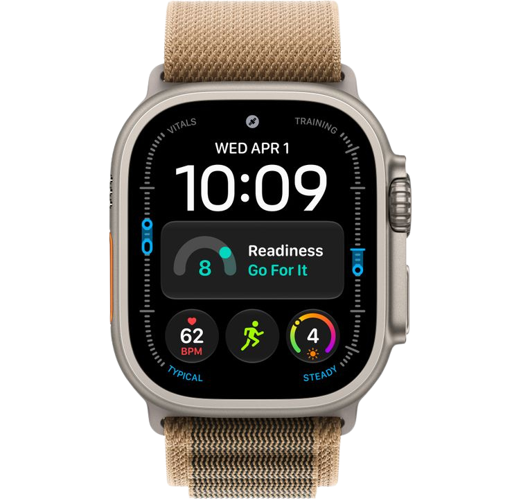 Часы Apple Watch Ultra 4 49mm Natural Titanium Case Alpine Loop Desert S