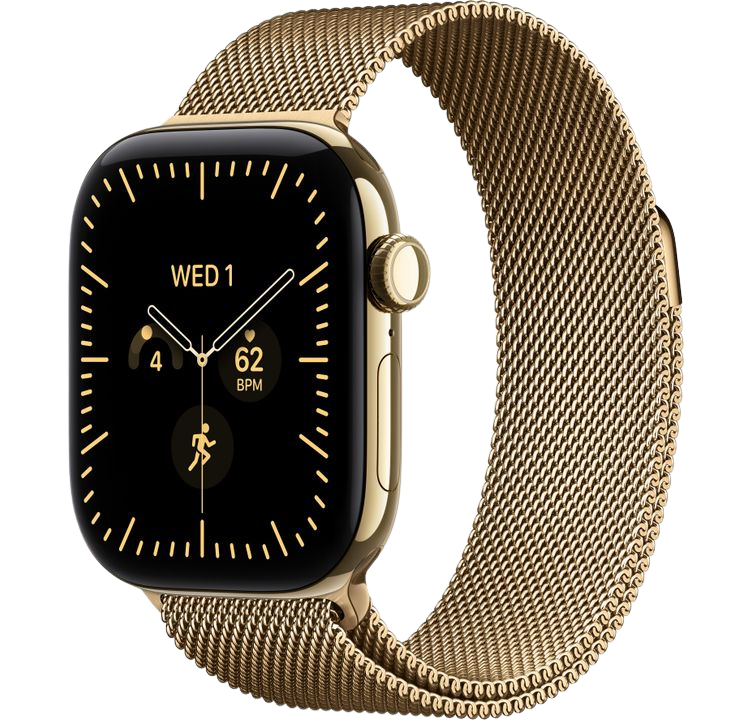 Часы Apple Watch Series 12 42mm Radiant Gold Titanium Case GPS Milanese Loop Radiant Gold