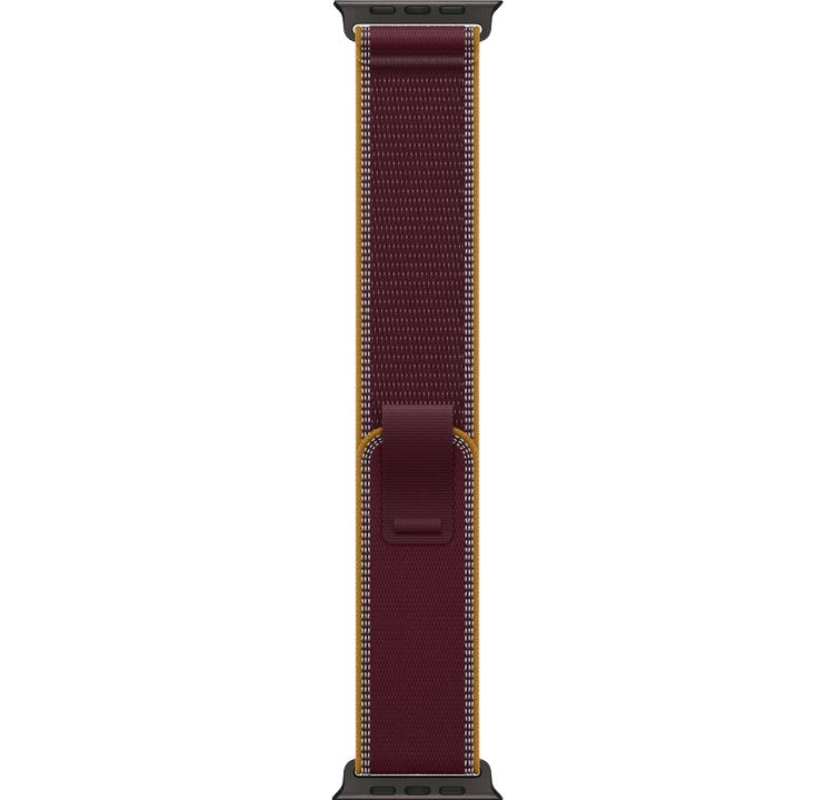 Часы Apple Watch Ultra 4 49mm Black Titanium Case Trail Loop Burgundy M/L