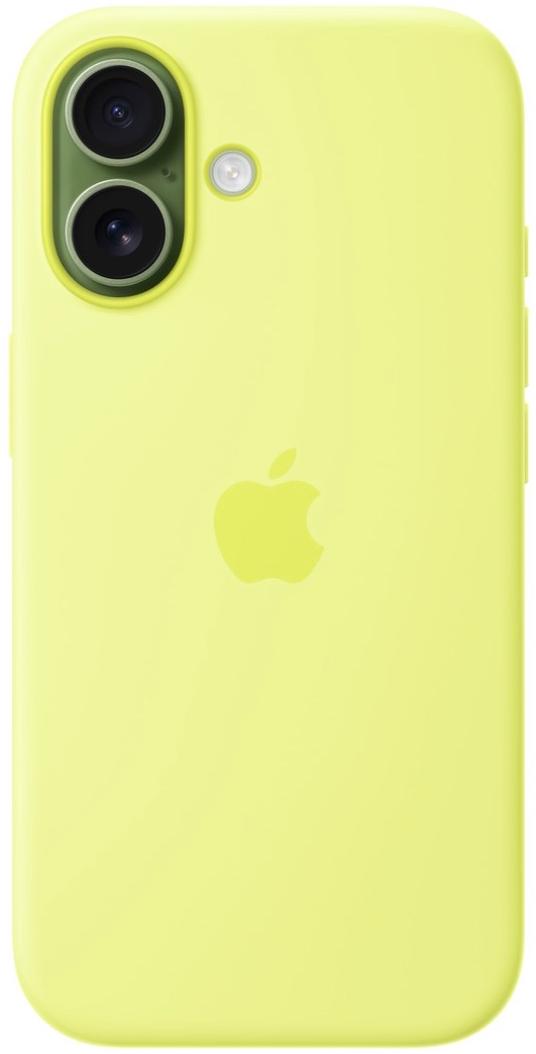 Чехол для iPhone 17 Silicone Case with MagSafe Neon Yellow