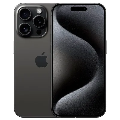 Смартфон Apple iPhone 15 Pro 256GB Sim+eSim Black Titanium