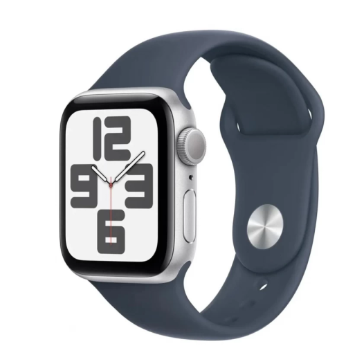 Часы Apple Watch Series SE2 2024 44mm Silver Aluminium Case GPS Sport Band Denim S/M