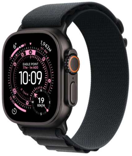 Часы Apple Watch Ultra 3 2025 49mm Black Titanium Case Alpine Loop Black M