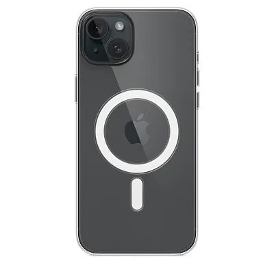 Чехол для iPhone 15 Plus Clear Case with MagSafe