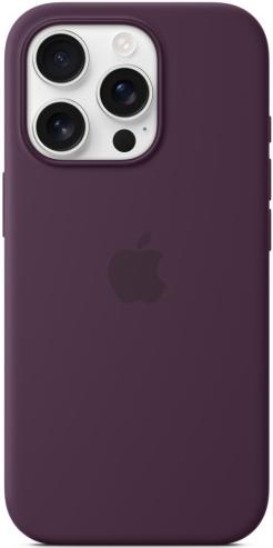 Чехол для iPhone 16 Pro Max Silicone Case with MagSafe Plum
