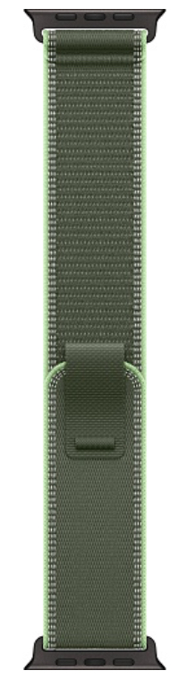 Часы Apple Watch Ultra 3 2025 49mm Black Titanium Case Trail Loop Green/Neon M/L