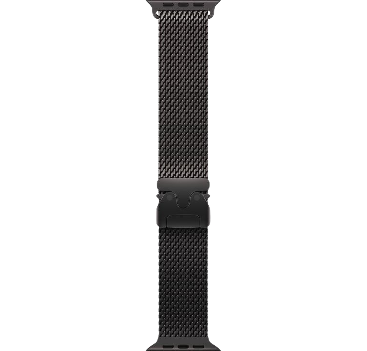 Часы Apple Watch Ultra 4 49mm Black Titanium Case Milanese Loop Black S