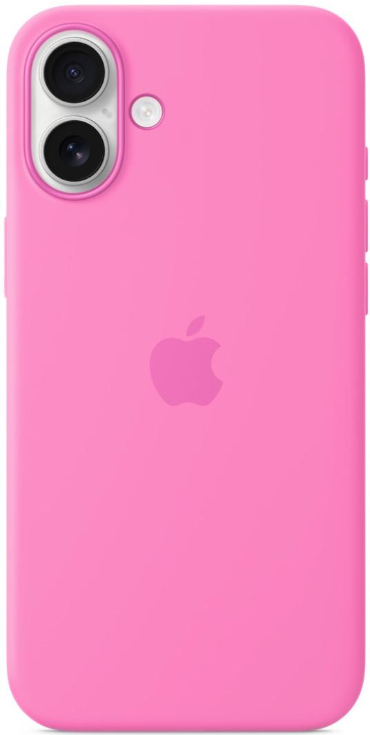 Чехол для iPhone 16 Plus Silicone Case with MagSafe Peony