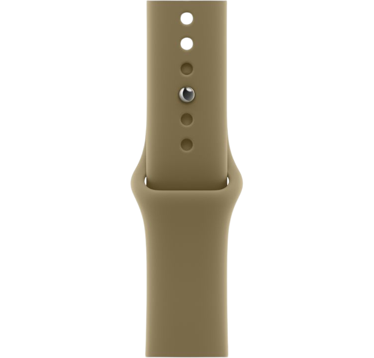 Часы Apple Watch Series 12 46mm Dark Bronze Aluminum Case GPS Sport Band Olive S/M